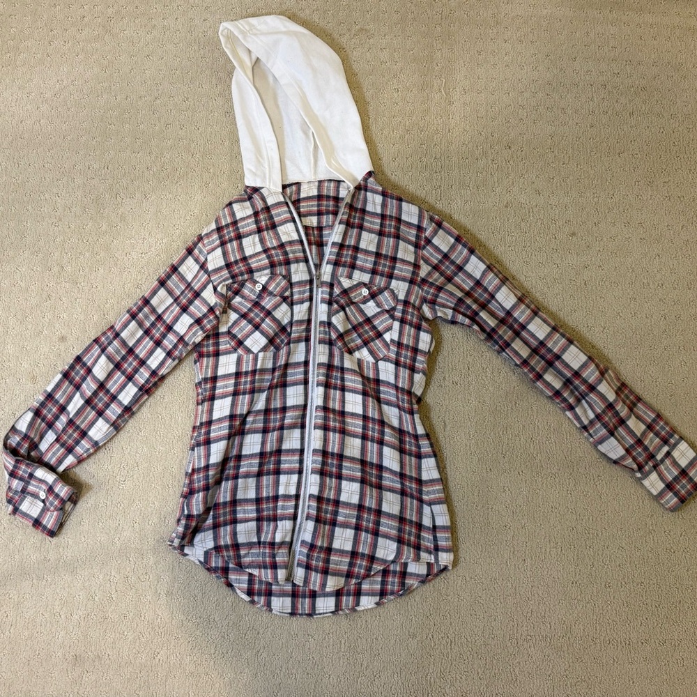 Frankie Collective Rework Hooded Flannel